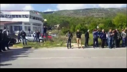 Sukob boraca i policije