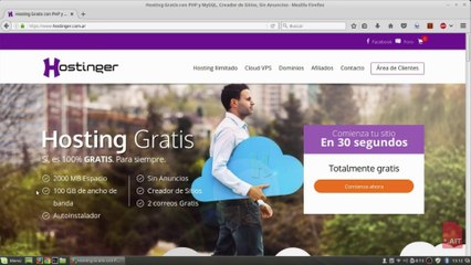 Dominio y Hosting Gratis