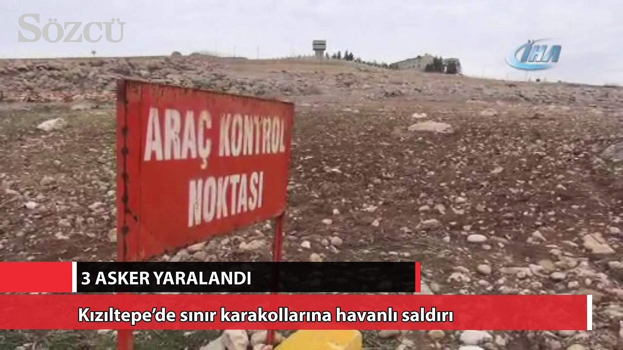 Kızıltepe’de sınır karakollarına havanlı saldırı: 3 yaralı