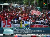 Se posiciona #PatriaJovenPorLaPaz en apoyo a la Revolución Bolivariana