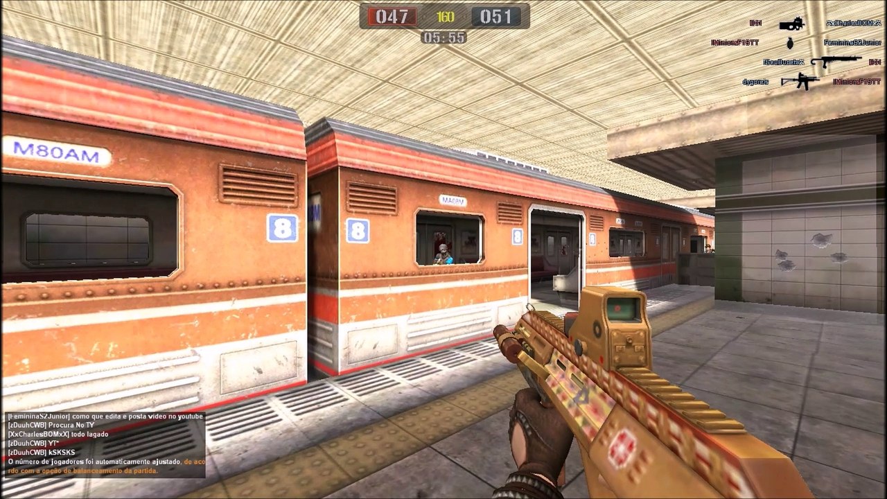 Jogando De AUG - Point Blank