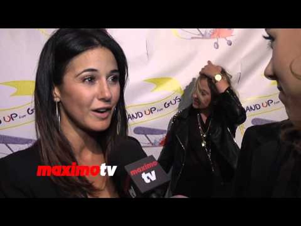 Emmanuelle Chriqui on Having Kids "Stand Up For Gus" Benefit Event Red Carpet Interview