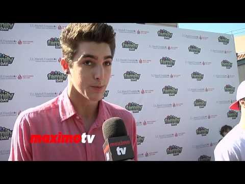 Jackson Guthy INTERVIEW at T.J. Martell's 5th Annual Family Day LA Red Carpet - Singer