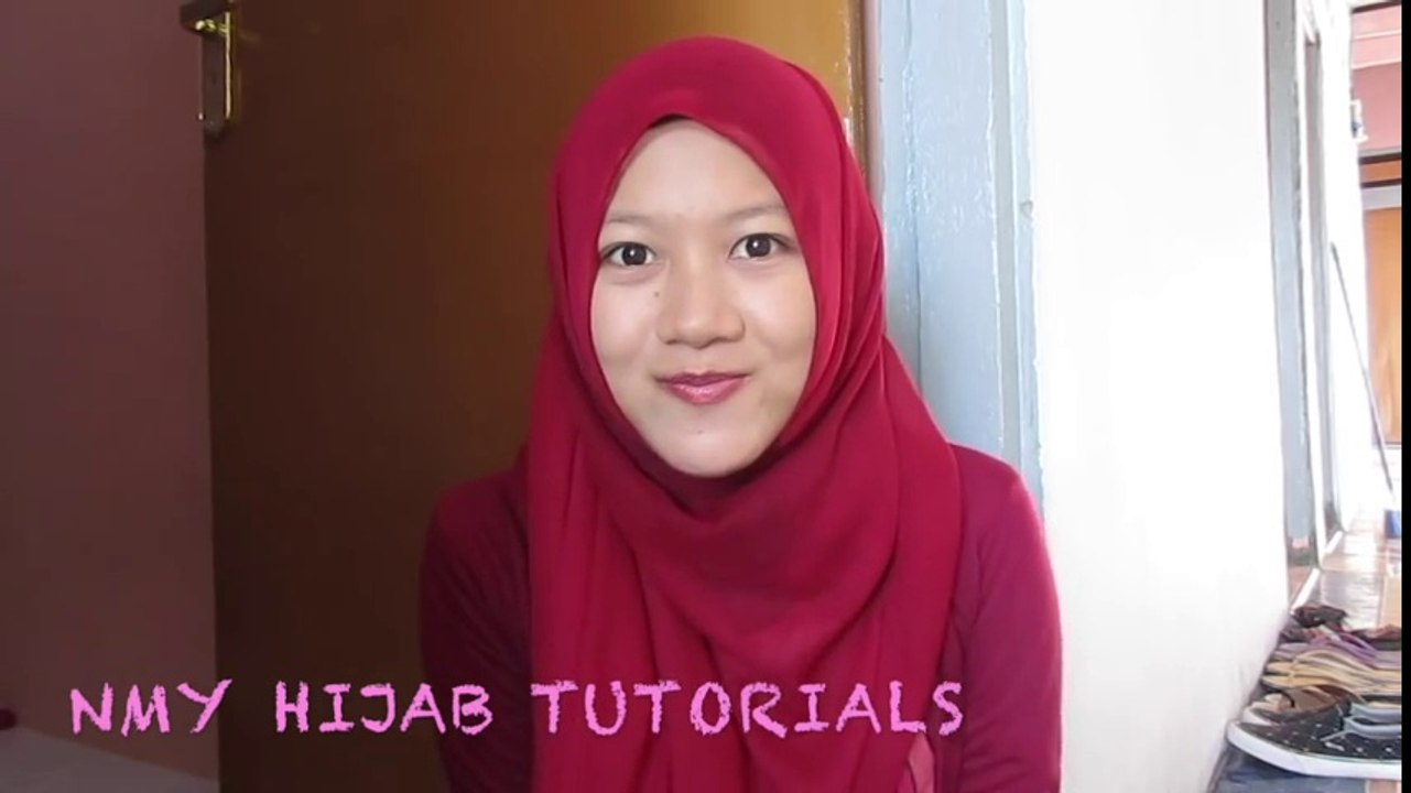 Tutorial Hijab Paris Segi Empat Casual #NMY Hijab Tutorials