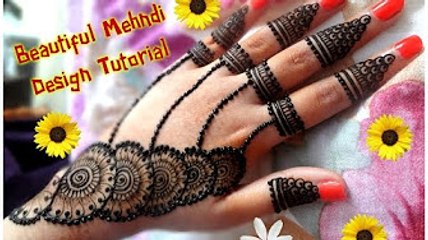 How To Apply New Latest Henna Mehndi Designs For Hands For Eid