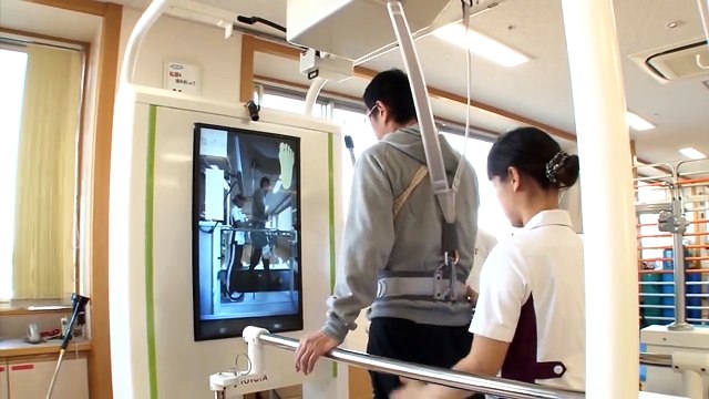 Toyota - B-roll of rehabilitation-assist robot model used for testing