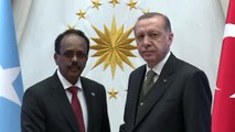 Cumhurbaşkanı Erdoğan, Somali Cumhurbaşkanı Fermacu Ile Bir Araya Geldi