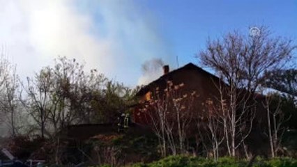 Boş Evde Çıkan Yangın Paniğe Neden Oldu