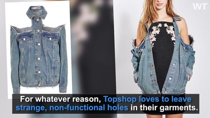 Topshop is Selling SEE-THRU JEANS