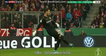 Franck Ribery BIG Chance - Bayern 0-0 Dortmund - DFB Pokal - 26.04.2017 HD