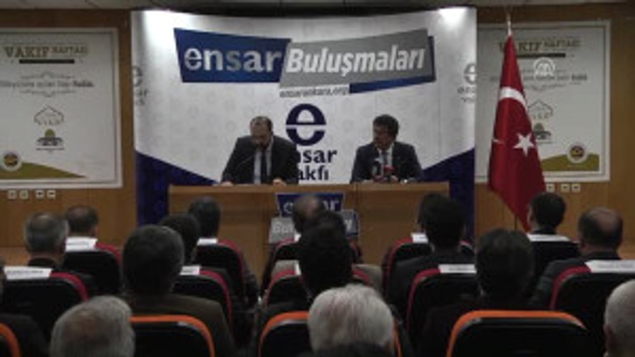 Zeybekci: "(Ensar Vakfı) Muhacire, Muhtaç Olana Ensarlık Yapabilmek Mantığıyla Kurulmuş Bir Vakıf"