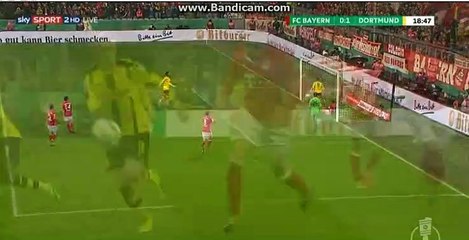 Marco  Reus  Goal  HD  0-1   FC  Bayern  VS  Dortmund   26-04-2017