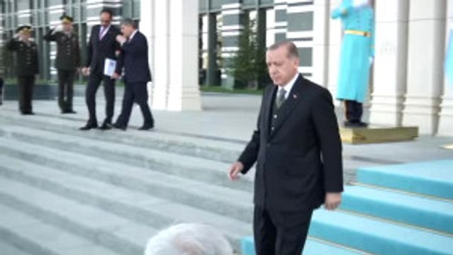 Cumhurbaşkanı Erdoğan, Fermacu'yu Resmi Törenle Karşıladı (2)