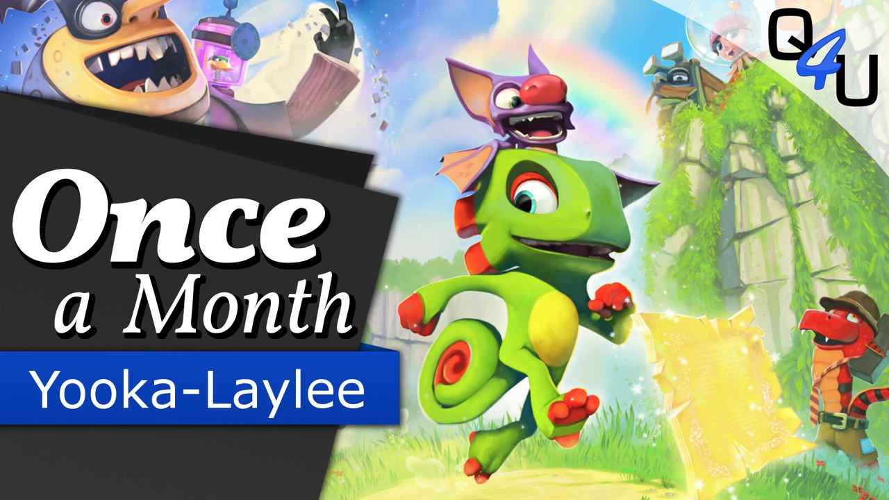 Yooka Laylee - Once a Month April 2017 | QSO4YOU Gaming