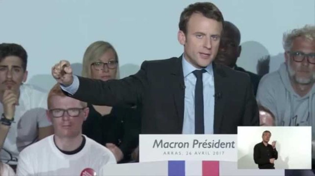 Macron : Honte aux somnambules du XXIe siècle ! Nous, nous sommes debout et en marche !