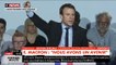 Emmanuel Macron s'emporte en plein meeting contre Marine Le Pen