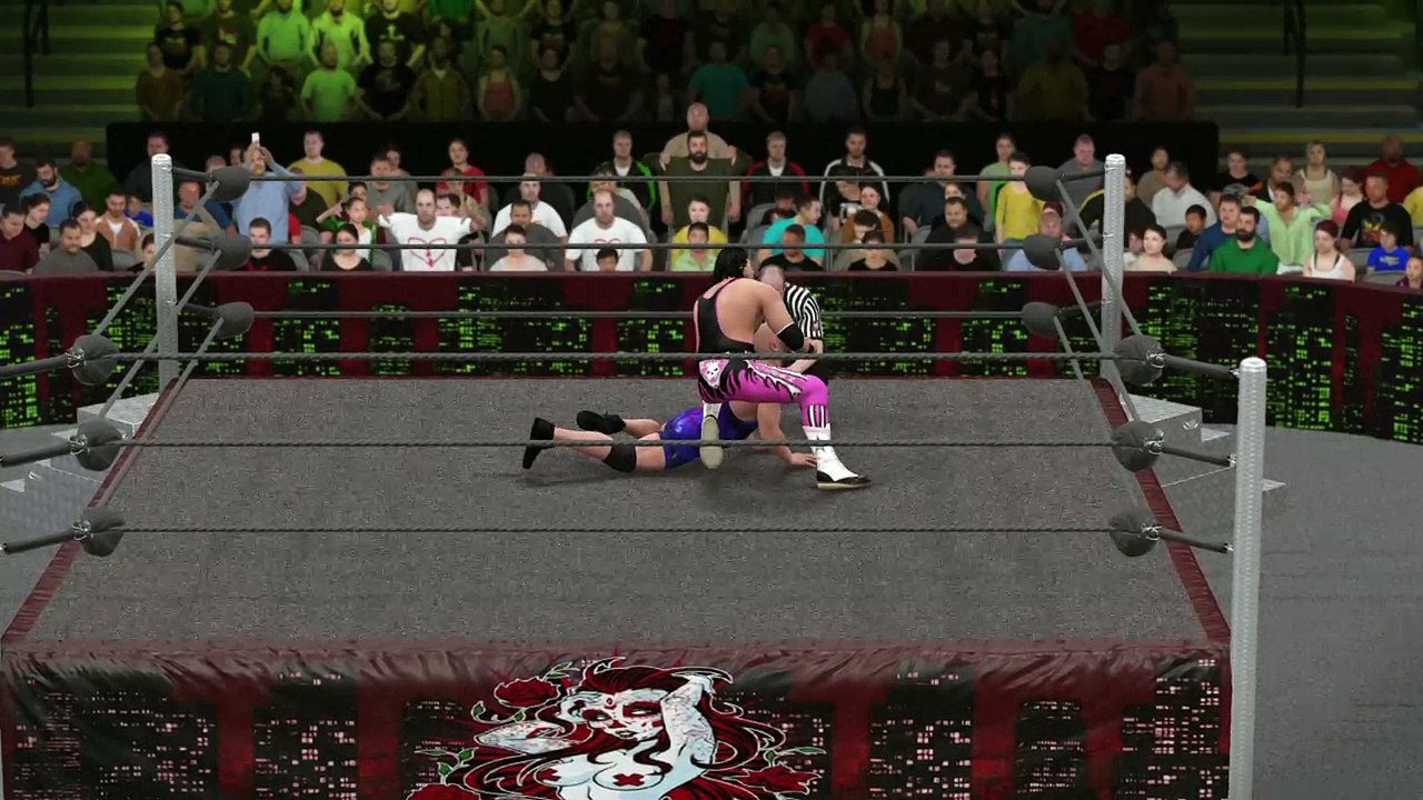 WWE 2K17 kurt angle v bret hitman hart -submission