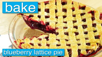 Bake - Blueberry Lattice Pie