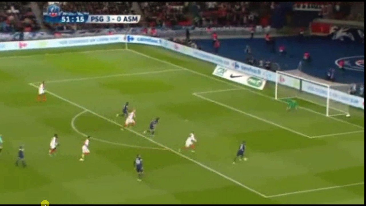 Blaise Matuidi  Goal Goal - Paris Saint Germain vs AS Monaco 4-0 26.04.2017 (HD)