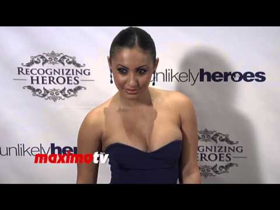 Francia Raisa - "Recognizing Heroes Awards" Dinner & Gala - Red Carpet Fashion