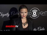 Demi Lovato, Callan McAuliffe, Serinda Swan, Bruno Gunn 2013 Dignity Gala Red Carpet ARRIVALS