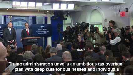 Trump administration unveils ambitious tax reform plan