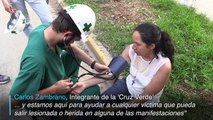 ‘Cruz Verde’, brigada de primeros auxilios en convulsa Venezuela