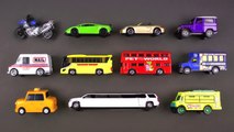 Learning Street Vehicles for Kids #2 - Hot Wheels, Matchbox, Tomica Cars and Trucks トミカ, Tayo 타요-R21