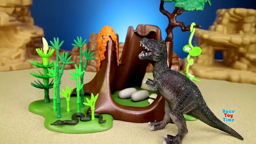 Playmobil Dinosaurs Deinonychus and Velociraptors Toys For Kids Building Set Build Review-w