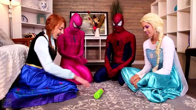 Frozen Elsa & Anna NOT MY LEGS! w_ Spiderman Joker Coca Cola Challenge Maleficent Fun In Real Life-Tf3S1Y