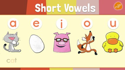 Short Vowels Chant for Kindergarten - Three Letter and Four Letter Words - ELF Kids Videos-qOTBw