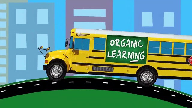 Cars Trucks Street Vehicles Teaching Colors - Learning Colours Video for Children - Organic Lear