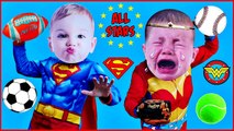 ALL STAR SPORTS Crying Babies Superheroes in Real Life CRYING BABY Compilation with Superman Batman-zFgv38e