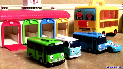 Descargar video: Tayo Garage Station Fire Truck Frank Disney Cars Surprise Toys ! 소방차와 타요 또봇 소방차놀이 깜짝 계란 장난감 카 디즈니카 2-IGoW