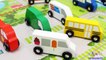 Learning Cars Trucks Vehicles for Kids with Wooden Cars Trucks Parking Toys - Educational Video-C_Nk0