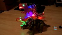 Dinosaur Walking Triceratops Light and Sound - Dinosaurs Toys For Kids-wTqt
