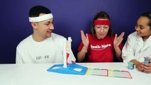 FANTASTIC GYMNASTICS CHALLENGE! Extreme Sour Warheads Candy - Toys AndMe Family Funny Video-GQ