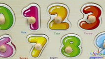 Learning Numbers 1-20 for Toddlers with Toy Wooden Puzzle - Learn Numbers & Counting Video for Kids-sllJ
