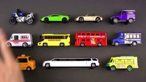 Learning Street Vehicles for Kids #2 - Hot Wheels, Matchbox, Tomica Cars and Trucks トミカ, Tayo 타요-R21