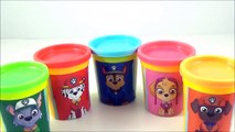 LEARN COLORS with Paw Patrol! NEW Paw Patrol Toy Surprise Eggs! Nick Jr Play doh Surprise Cans-v1l