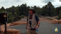 GIANT DINOSAUR CHASE Jurassic Adventure at Grand Canyon w_ T-Rex Raptors in Real Life Kids Toy Video-qT7ltWC