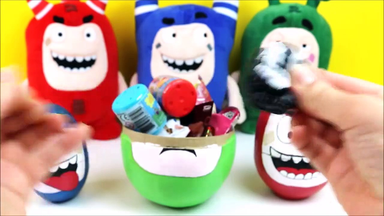 Oddbods Toys Nesting Surprise Eggs! Oddbods 毛毛頭...