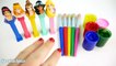 Best Learning Colors Videos for Children Disney Princess Finger Family Nursery Rhymes Microwave PEZ-iMw7wlB