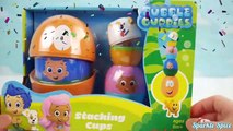 Best Learning Colors Video for Children Toy Bubble Guppies Stacking Cup and School Bus Finger Family-IOOIELa