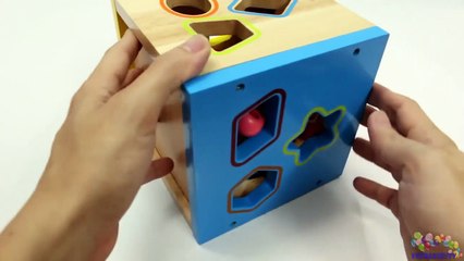 Learning Shapes Colors with Wooden Box Bead Maze Toys for Children--USWhHH