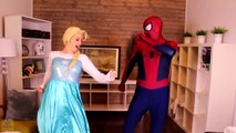 Frozen Elsa & Spiderman TRAPPED BY MALEFICENT! w_ Joker Anna Rapunzel Catwoman! Superhero Fun-Ss