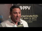 oscar de la hoya on canelo alvarez vs julio cesar chavez jr EsNews Boxing