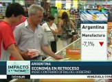 Argentina, una economía en retroceso según cifras oficiales