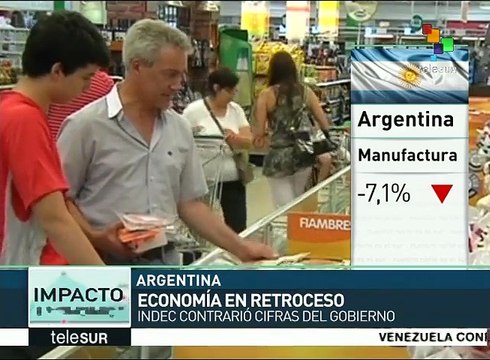 Argentina, una economía en retroceso según cifras oficiales
