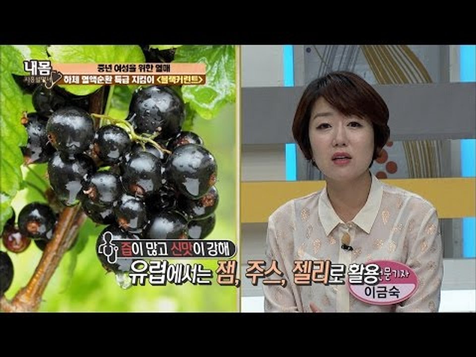 혈액순환은 물론 체중감소까지! ‘블랙 커런트’ [내 몸 사용설명서] 125회 2016...